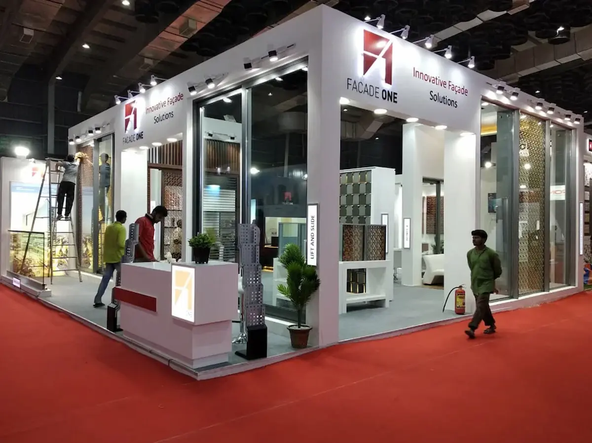Facade One – exhibition stall by Stall Fabricators
