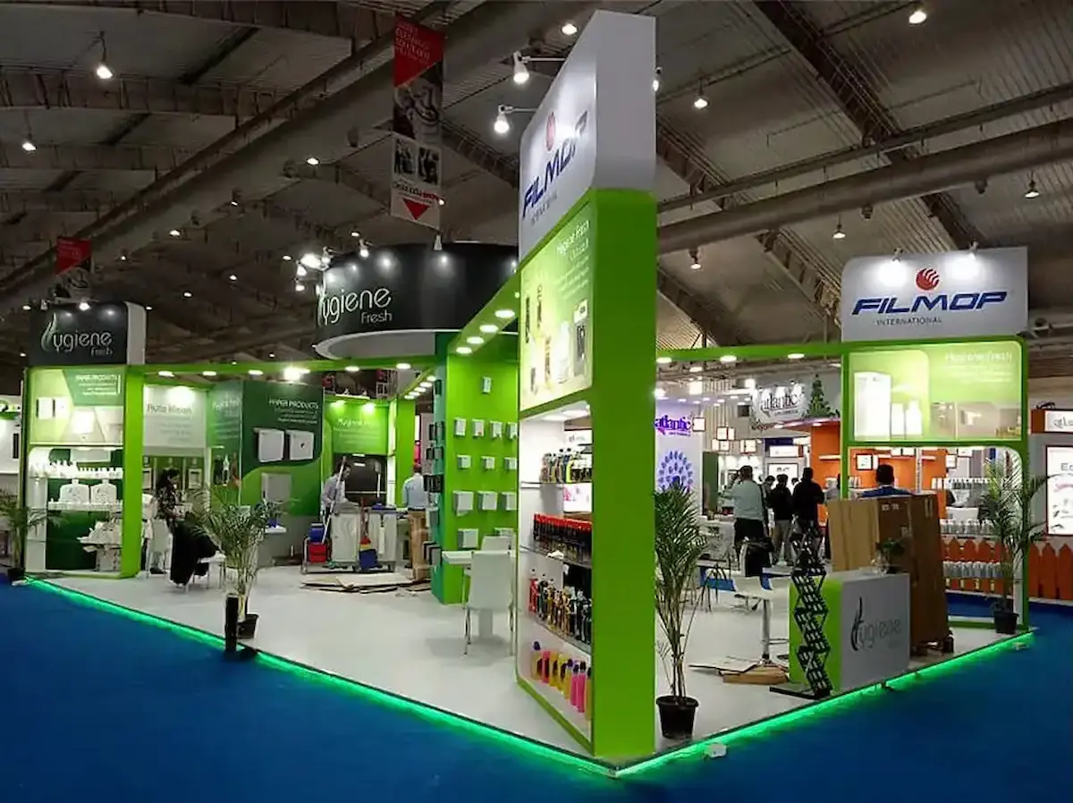 Ygine – exhibition stall by Stall Fabricators