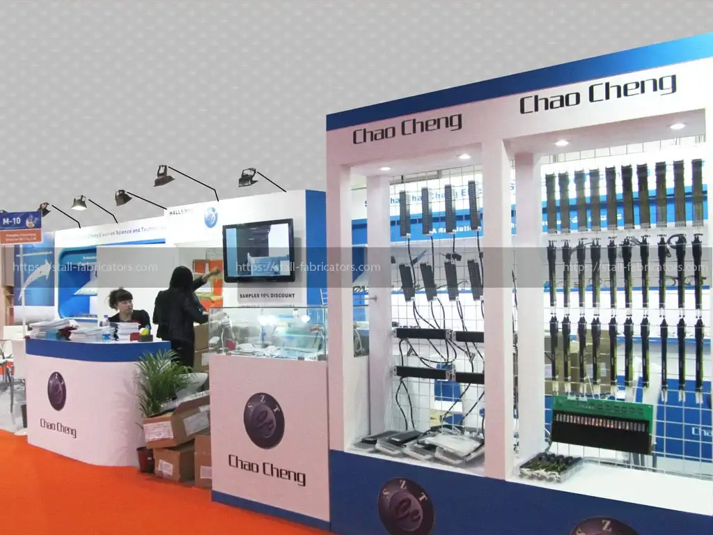 Chao Cheng exhibition stall at China Sourcing Expo – designed & fabricated by Stall Fabricators