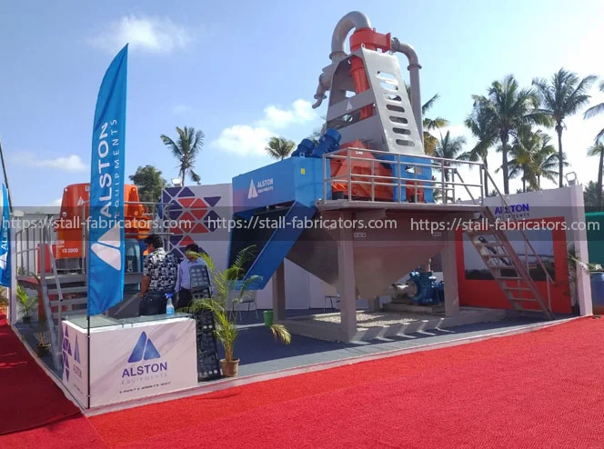 Alston exhibition stall at Excon – designed & fabricated by Stall Fabricators