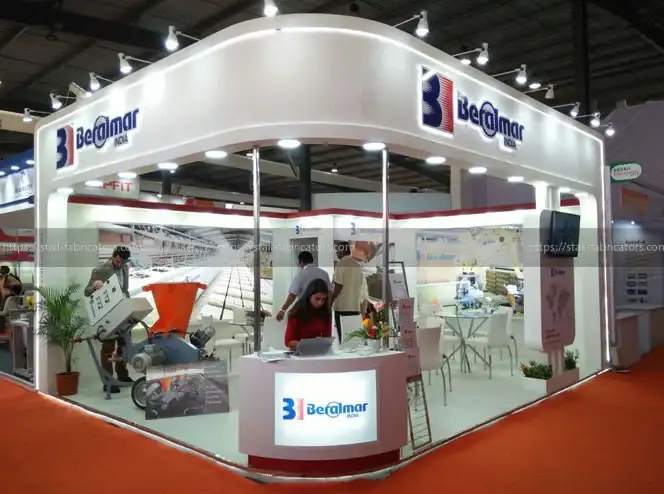 Beralmar Tecnologic S.A. exhibition stall at Indian Ceramics – designed & fabricated by Stall Fabricators