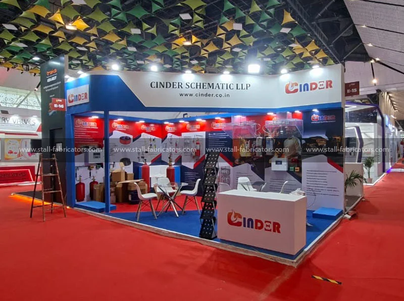 Cinder Schematic LLP exhibition stall at Fsie – designed & fabricated by Stall Fabricators