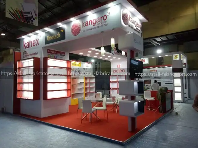Kangaro Group exhibition stall at Corporate Gift Show – designed & fabricated by Stall Fabricators