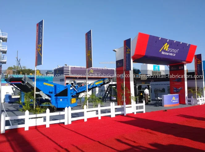 Marsman exhibition stall at Excon – designed & fabricated by Stall Fabricators