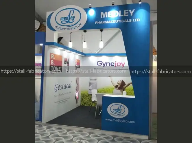 Medley Pharmaceuticals Ltd exhibition stall at AICOG – designed & fabricated by Stall Fabricators