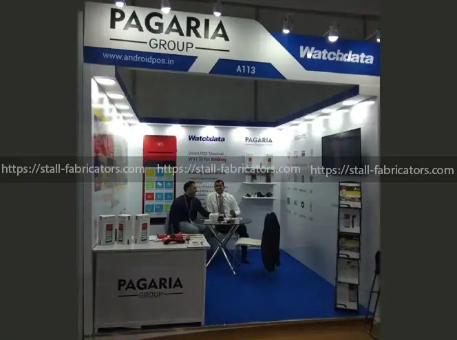 Pagaria Group exhibition stall at IBEX India – designed & fabricated by Stall Fabricators