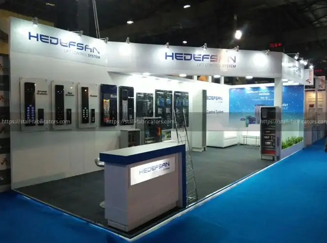 Spectra exhibition stall at IEEE Conference – designed & fabricated by Stall Fabricators