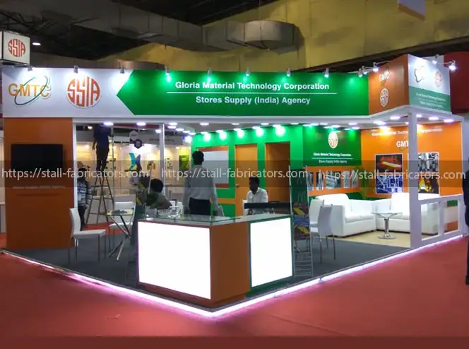 Stores Supply (India) Agency exhibition stall at Die & Mould India – designed & fabricated by Stall Fabricators