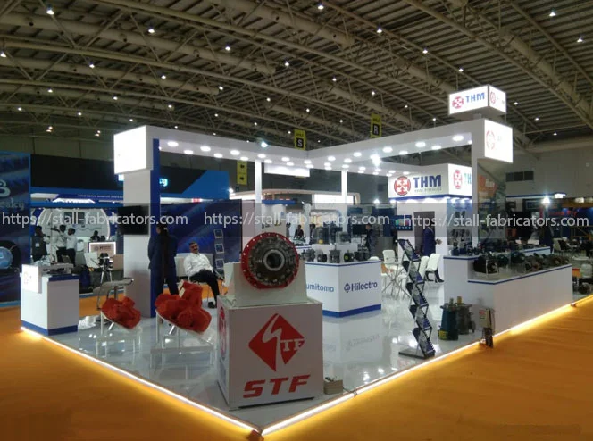 THM (STF) exhibition stall at Excon – designed & fabricated by Stall Fabricators