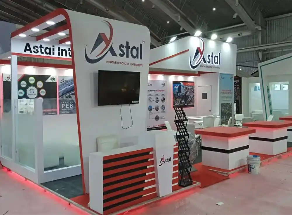 Custom exhibition stall – exhibition stall by Stall Fabricators
