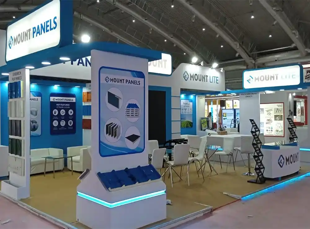 Custom exhibition stall – exhibition stall by Stall Fabricators
